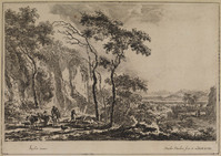 TvB G 0651
<br/>
Landschap met vrouw op ezel
<br/>
<em>Danckerts, Dancker (1633/34-1666)</em>